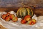 Still life with cantalope and peaches 1905